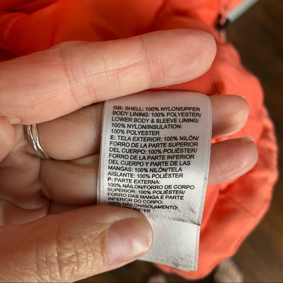 The North Face Blue and Orange Winter Jacket - Picture 5 of 10